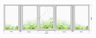  П- образное остекление балкона ПВХ (холодное)